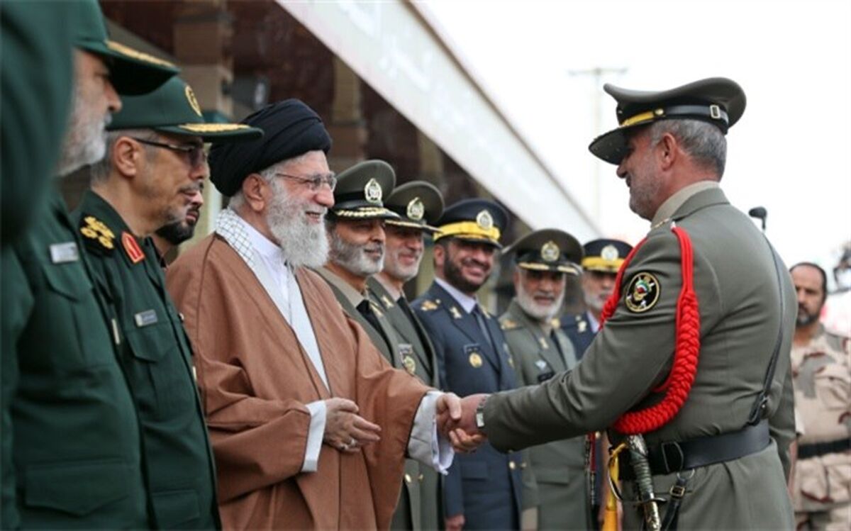 برگزاری مراسم دانش‌آموختگی دانشگاه‌های افسری ارتش با حضور فرمانده کل قوا