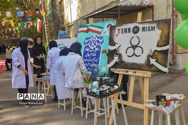 آیین استانی گرامیداشت هفته پدافند غیرعامل در مدارس فارس