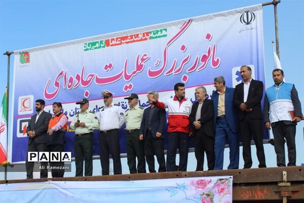 مانور عملیات جاده‌ای در قائم‌شهر