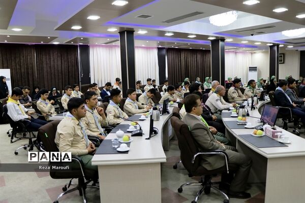 آیین تجلیل از برترین‌های اردوی ملی پیشتازان سازمان دانش‌آموزی در ارومیه-1