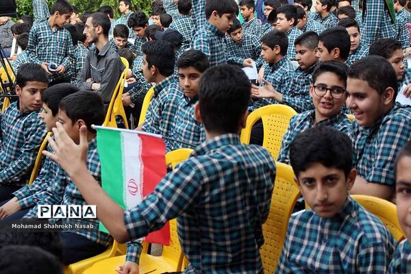 آیین استانی بیست و دومین انتخابات شورای دانش‌آموزی در ناحیه 3 اهواز