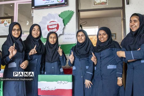 مشق دموکراسی در مدارس لامرد