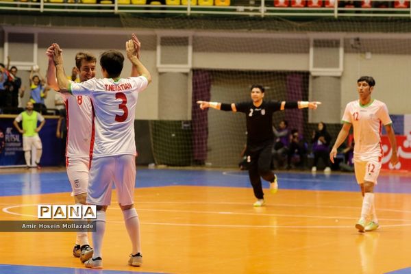 دیدار تیم‌های ایران و ترکمنستان از سری بازی های مرحله مقدماتی فوتسال آسیا