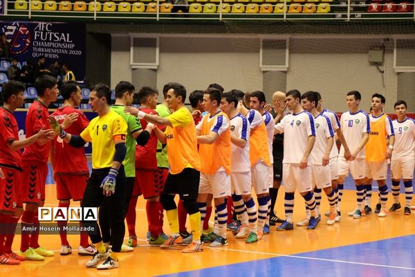 دیدار تیم‌های ازبکستان و افغانستان از سری بازی‌های مرحله مقدماتی فوتسال آسیا