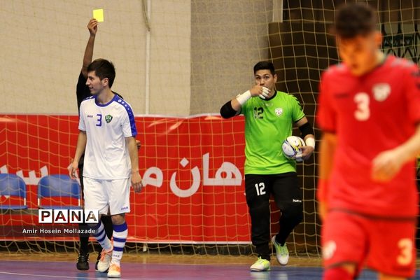 دیدار تیم‌های ازبکستان و افغانستان از سری بازی‌های مرحله مقدماتی فوتسال آسیا