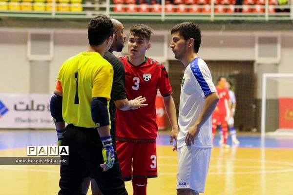 دیدار تیم‌های ازبکستان و افغانستان از سری بازی‌های مرحله مقدماتی فوتسال آسیا
