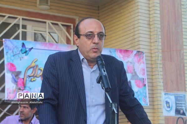 بزرگداشت پدافند غیر عامل در دبیرستان پسرانه مصلحیان شهرستان بوشهر