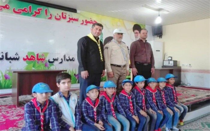 دوره آموزشی تشکیلات پیشتازان سازمان دانش آموزی  در دبستان شاهد شبانکاره