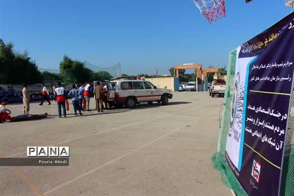 مانور پدافند غیر عامل در بوشهر