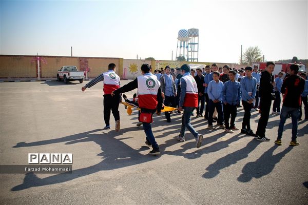 برگزاری رزمایش پدافند غیرعامل در چهاردانگه