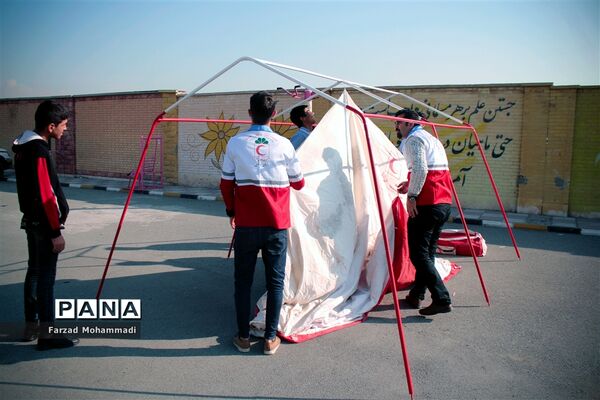 برگزاری رزمایش پدافند غیرعامل در چهاردانگه