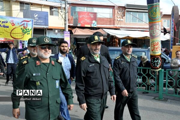 راهپیمایی روز 13 آبان در مرکز مازندران