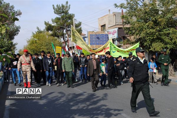 برگزاری راهپیمایی روز 13 آبان در شهرستان تایباد