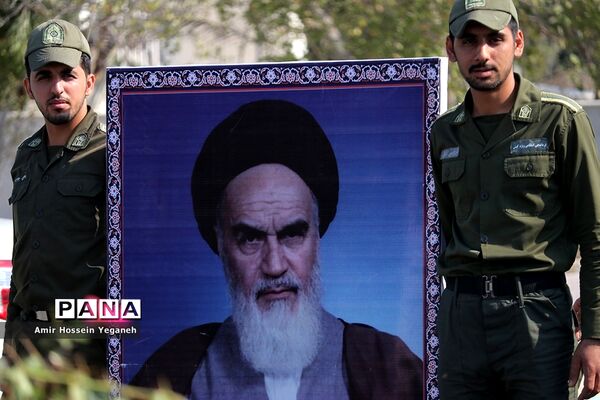 مراسم راهپیمایی 13 آبان در جزیره کیش
