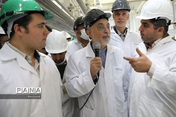 بازدید رئیس سازمان انرژی اتمی از تاسیسات مجتمع غنی سازی نطنز