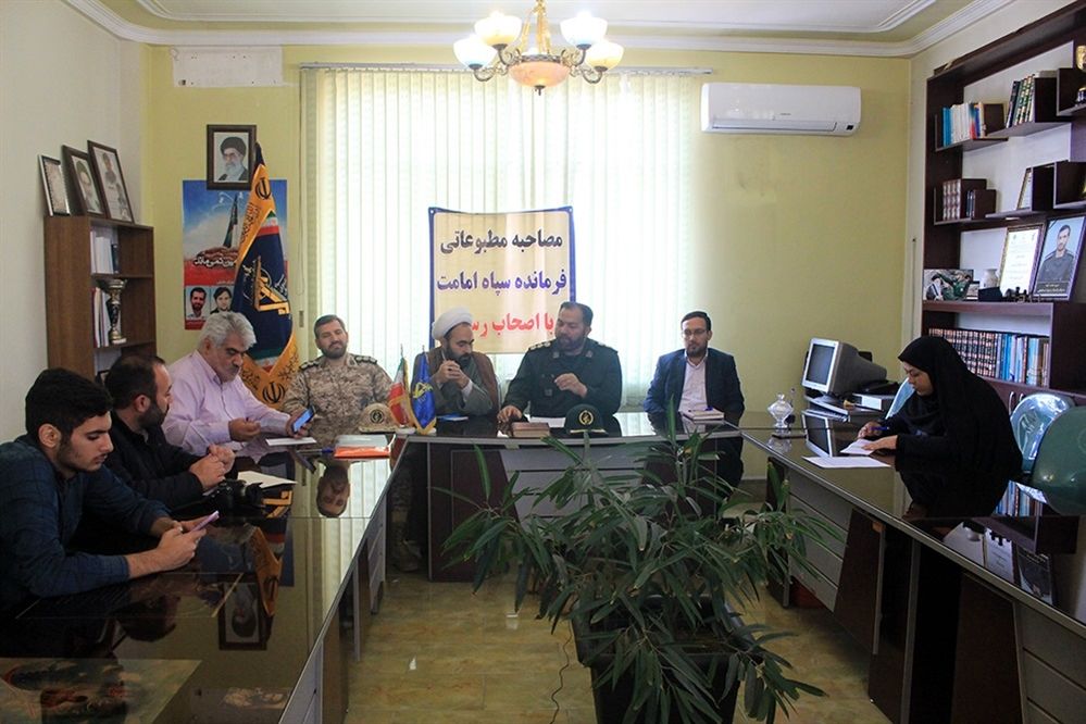 نشست مطبوعاتی فرمانده سپاه امامت تبریز