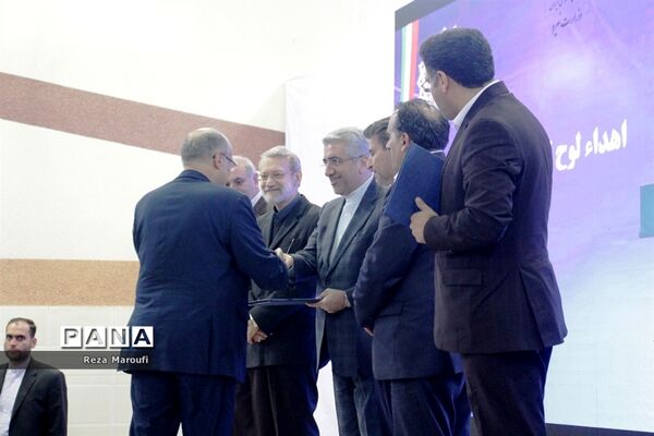 آغاز بهره برداری از نیروگاه برق آبی سردشت  با حضور رئیس مجلس و وزیر نیرو
