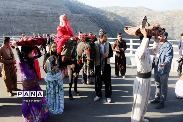 آغاز بهره برداری از نیروگاه برق آبی سردشت  با حضور رئیس مجلس و وزیر نیرو
