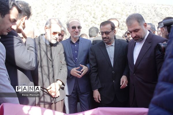 آغاز بهره برداری از نیروگاه برق آبی سردشت  با حضور رئیس مجلس و وزیر نیرو