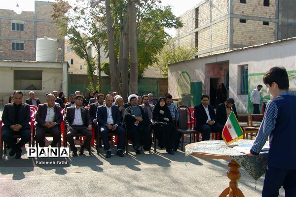 آئین کلنگ زنی ساخت مدرسه ۱۲ کلاسه در روستای علی آباد قاجار چهاردانگه