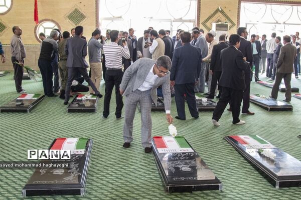 سفر رئیس دفتر رئیس جمهور و وزیر اطلاعات به لامرد فارس