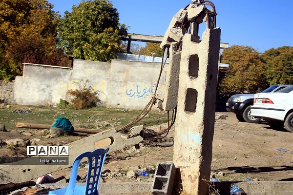 روستای ورنکش میانه 3 روز پس از زلزله