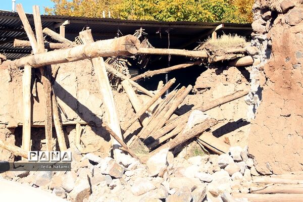 روستای ورنکش میانه 3 روز پس از زلزله