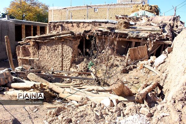 روستای ورنکش میانه 3 روز پس از زلزله
