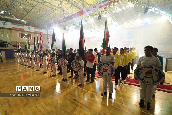 مراسم افتتاحیه نخستین دوره از مسابقات بین المللی کبدی جوانان جهان در جزیره کیش