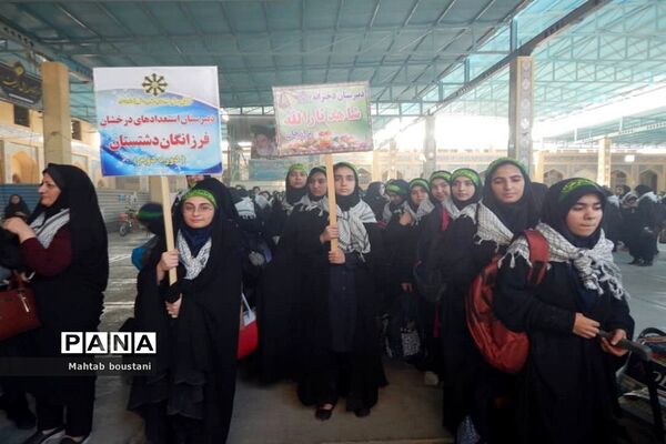 افتتاحیه اردوهای راهیان نور دانش‌آموزی استان بوشهر