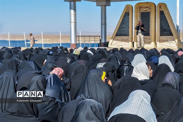 دانش‌آموزان لامردی در سرزمین ایثار و فداکاری
