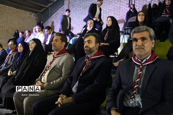 مانور تشکیلاتی 1200 نفره گام دوم انقلاب سازمان دانش‌آموزی  شهرستان‌های تهران در پاکدشت