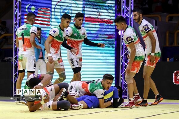 برگزاری بازی ایران و مالزی از مسابقات کبدی قهرمانی جوانان جهان