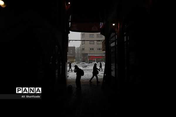 بارش برف پاییزی در تهران