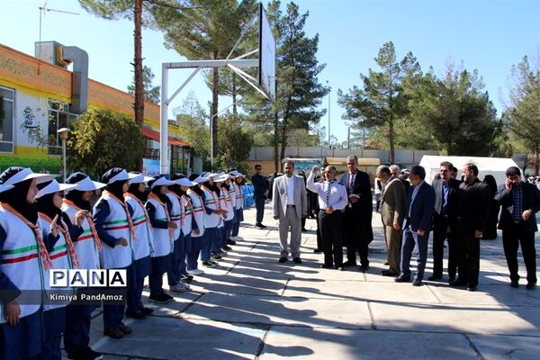 مانور پدافند غیرعامل در آموزشگاه نمونه تقوی شهرستان بیرجند