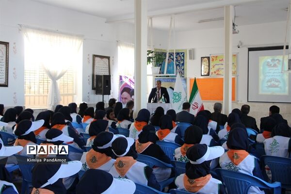 مانور پدافند غیرعامل در آموزشگاه نمونه تقوی شهرستان بیرجند