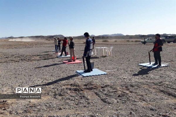مسابقات تیراندازی به اهداف پروازی در جنگل نخاب شهرستان خوسف