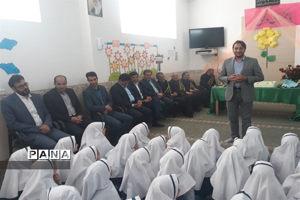 حضور خادمین مسجد مقدس جمکران در دبستان عفاف زارچ