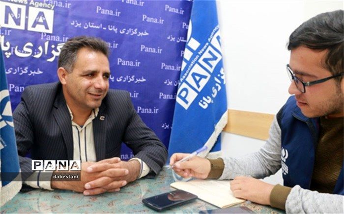 بازدید رئیس آموزش و پرورش مروست از دفتر خبرگزاری پانا یزد