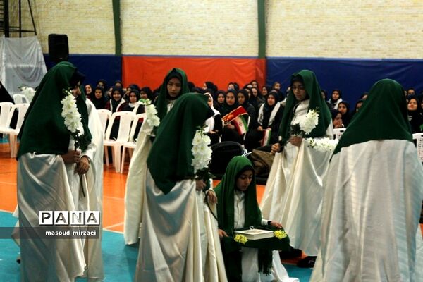 آیین افتتاحیه نمایشگاه‌های کتاب دانش‌آموزی مدارس قزوین