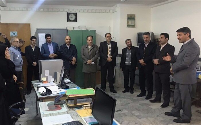 مدیرکل آموزش و پرورش استان از بخش‌های مختلف اداره آموزش و پرورش ناحیه 1 زنجان بازدید کرد