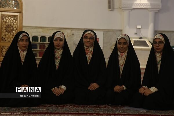 سومین مرحله مسابقات کشوری هم خوانی و مدیحه سرایی قرآن کریم دانش آموزان دختر