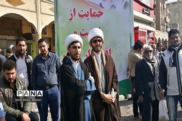 راهپیمایی مردم اهواز در حمایت از اقتدار و امنیت کشور