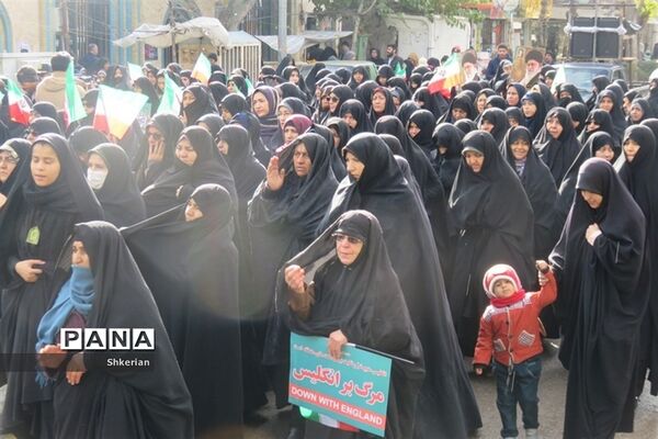 برگزاری راهپیمای اقتدار و امنیت در بجنورد