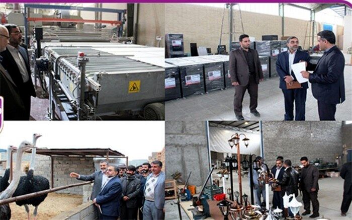 بازدید فرماندار شهرستان تفت از چند واحد تولیدی