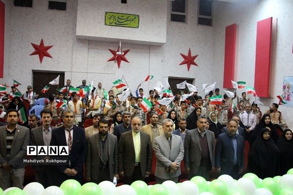 آئین افتتاح رسمی فعالیت‌های سازمان دانش‌آموزی درمدارس