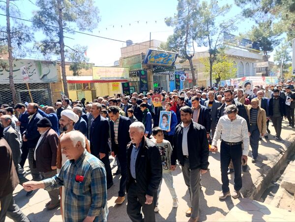 راهپیمایی باشکوه روز جهانی قدس در شهرستان خلیل‌آباد