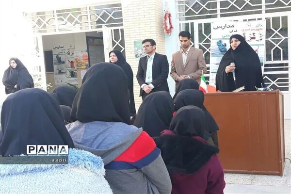 مانور زلزله در دبیرستان فاطمیه زارچ