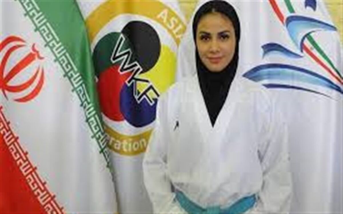 حضور بانوی گیلانی در لیگ جهانی کاراته وان