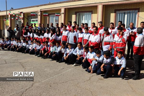 برگزاری مانور زلزله در آباده